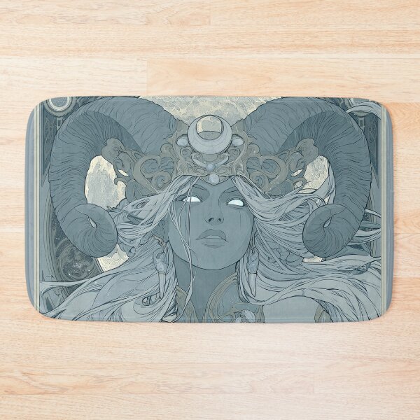 Item preview, Celestial Moon Goddess Fantasy Portrait designed and sold by MythicMood.