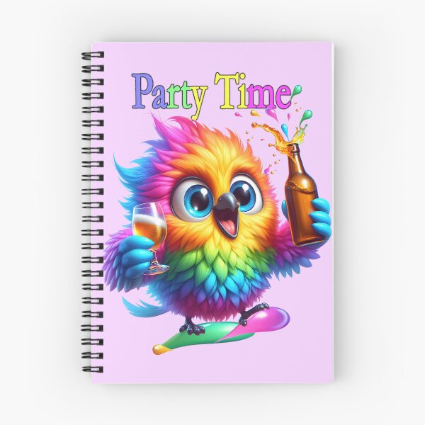Item preview, Funny bird having a party designed and sold by LoneAngel.