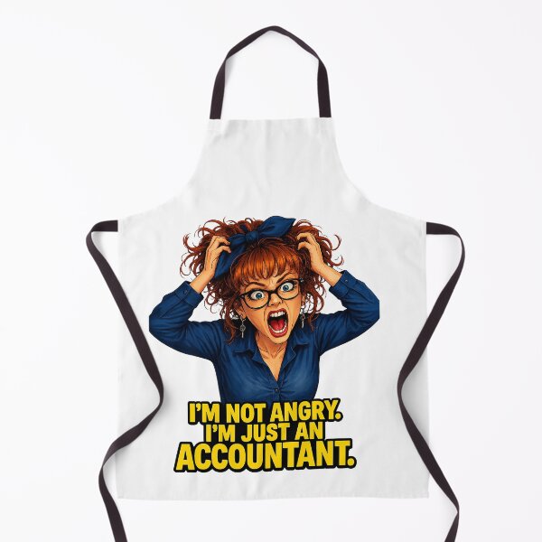 Item preview, Funny Angry Accountant - I'm Not Angry, I'm Just An Accountant designed and sold by POTOTSKA.