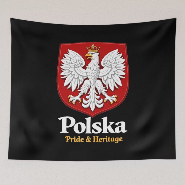 Item preview, Polska Pride & Heritage – Polish Coat of Arms T-Shirt designed and sold by Pineapple-Tree.