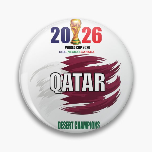 Item preview, Qatar National Football Team World Cup 2026 Graphic designed and sold by sportupstore.
