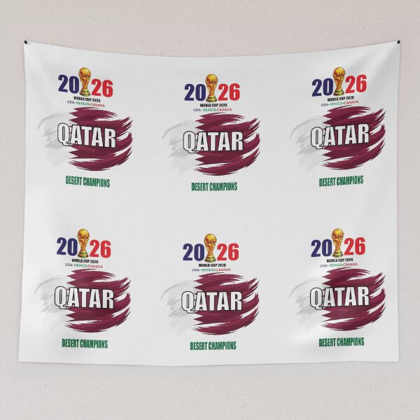 Item preview, Qatar National Football Team World Cup 2026 Graphic designed and sold by sportupstore.