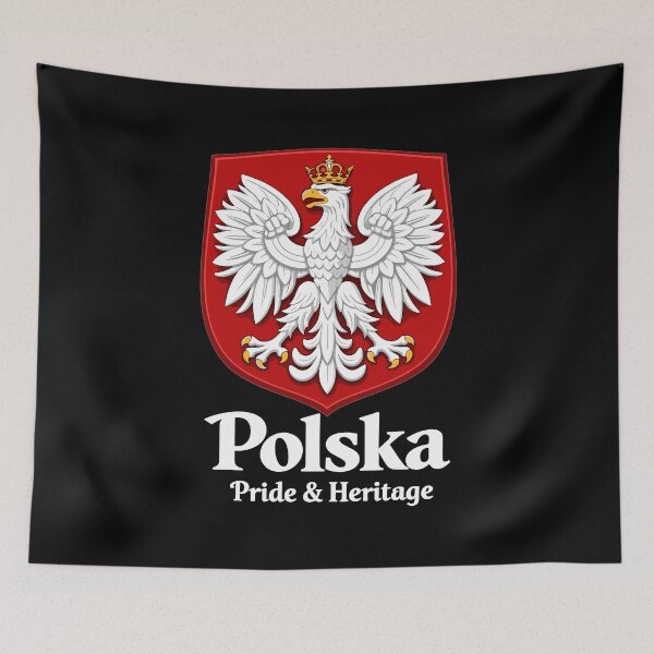 Item preview, Polska Pride & Heritage – Polish Coat of Arms T-Shirt designed and sold by Pineapple-Tree.