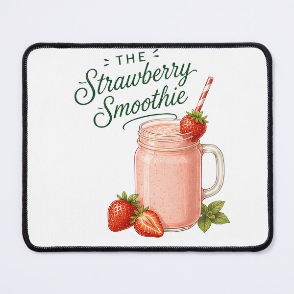 Item preview, The Strawberry Smoothie Cute Summer Drink Graphic designed and sold by Backsay.
