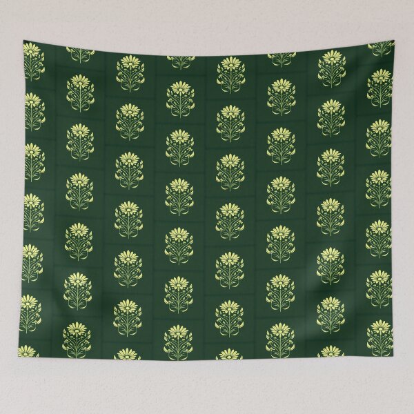 Item preview, Vintage Art Nouveau Botanical - Symmetric Damask Floral designed and sold by UniqueDesign751.