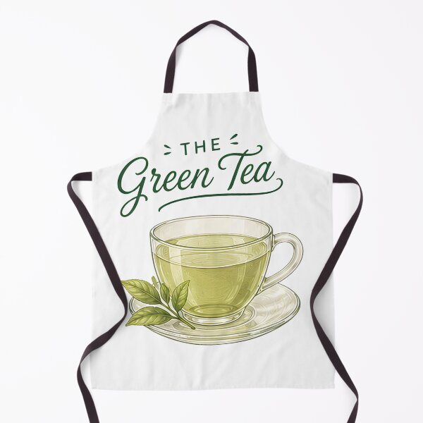 Item preview, The Green Tea Minimal Tea Lover Botanical Design designed and sold by Backsay.