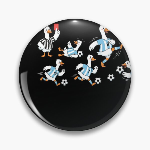 Item preview, Funny Geese Soccer Team Playing Football With Referee designed and sold by longngusuc.