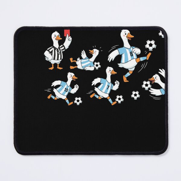 Item preview, Funny Geese Soccer Team Playing Football With Referee designed and sold by longngusuc.