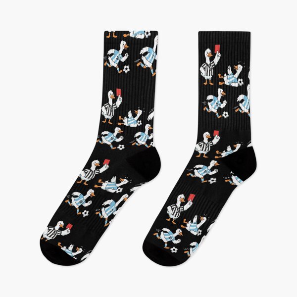Item preview, Funny Geese Soccer Team Playing Football With Referee designed and sold by longngusuc.