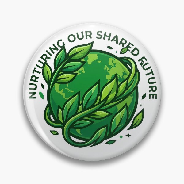 Item preview, Save Our Planet Green Earth Day Sticker designed and sold by Nuvoro Eco Awareness.