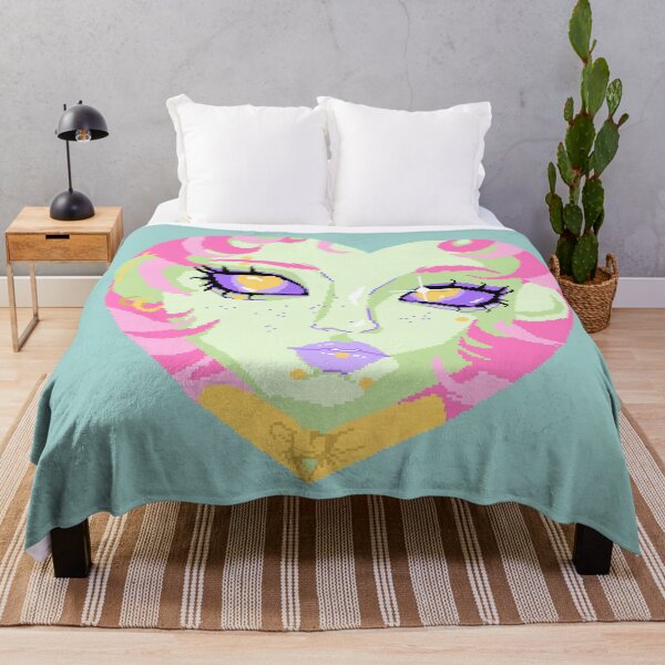 Item preview, Cute Alien Girl Pixel Art designed and sold by LilSeashell.