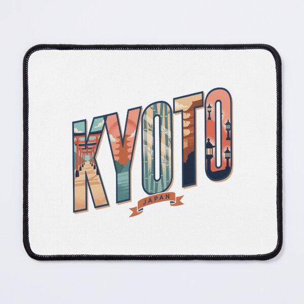 Item preview, Kyoto — Mid‑Century Modern Typographic Postcard designed and sold by stickercuffs.