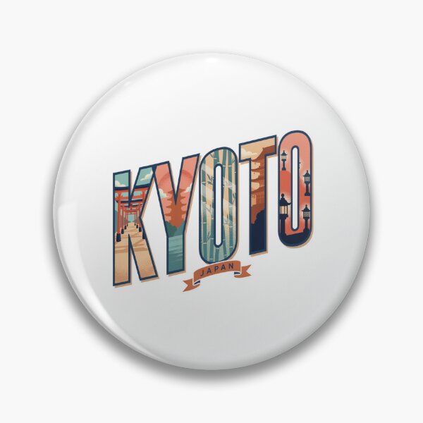 Item preview, Kyoto — Mid‑Century Modern Typographic Postcard designed and sold by stickercuffs.