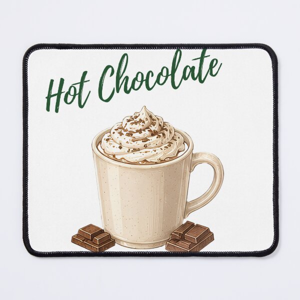 Item preview, Hot Chocolate Cozy Winter Beverage Graphic designed and sold by Backsay.