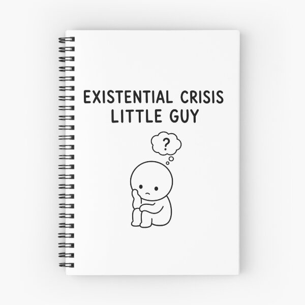 Item preview, Existential Crisis Little Guy – Cute Relatable Meme Character designed and sold by INVITOARTE.