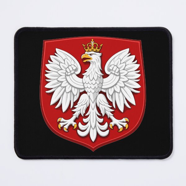 Item preview, Poland Coat of Arms T-Shirt – White Eagle with Crown designed and sold by Pineapple-Tree.