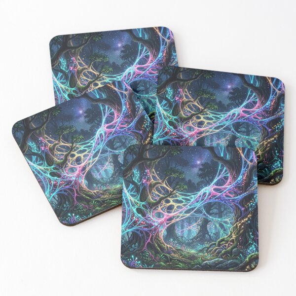 Item preview, A luminous dream forest awakens designed and sold by Sigtrix.