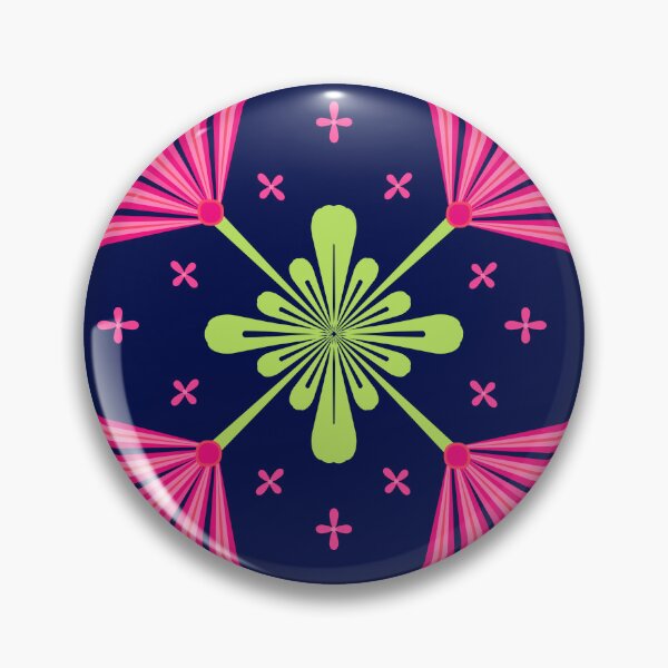 Item preview, Modern Geometric Pink Floral Petals Abstract Pattern designed and sold by Dinasworld.