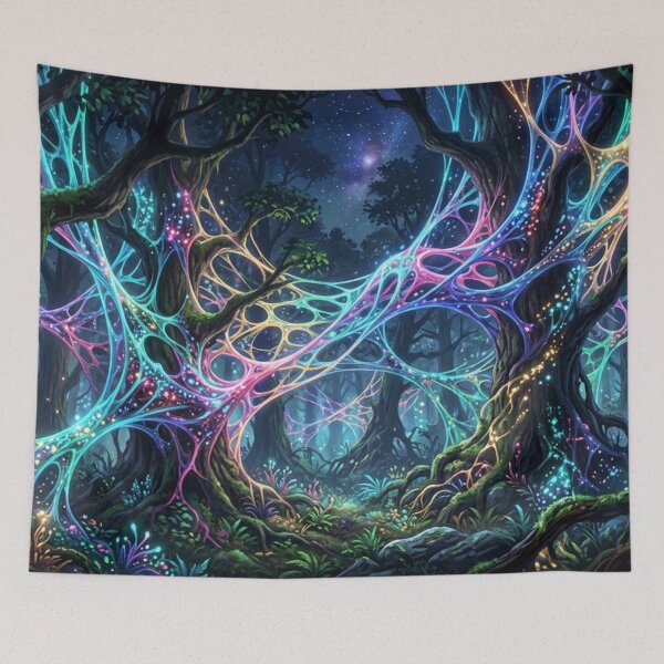 Item preview, A luminous dream forest awakens designed and sold by Sigtrix.