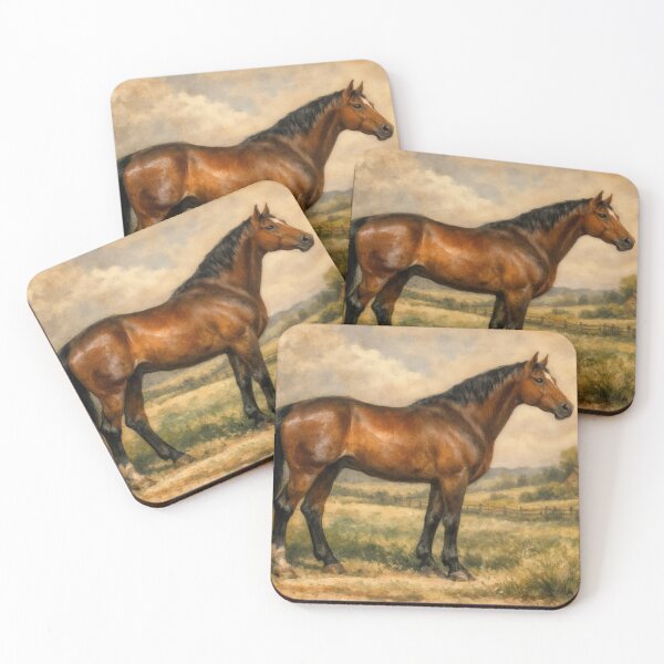 Item preview, Wall Art - Postcard - PICTORIAL #2 - Majestic Horse in Pastoral Landscape designed and sold by ForeverPrintsOK.