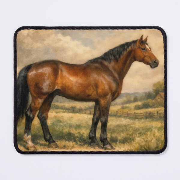 Item preview, Wall Art - Postcard - PICTORIAL #2 - Majestic Horse in Pastoral Landscape designed and sold by ForeverPrintsOK.