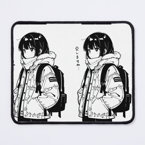 Item preview, Fashion - Man in Black Parka Jacket Face Scarf Streetwear Anime designed and sold by AnimeShin.