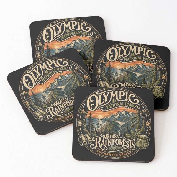 Item preview, Olympic National Park. Mossy Rainforests. designed and sold by Birdie and Flynn.