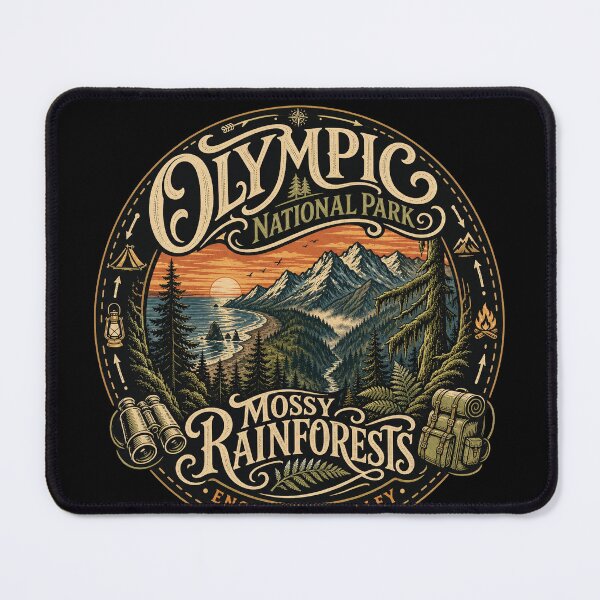 Item preview, Olympic National Park. Mossy Rainforests. designed and sold by Birdie and Flynn.