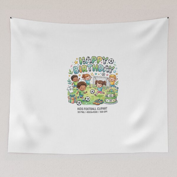 Item preview, Kids Football Birthday Party Celebration For Young Athletes designed and sold by longngusuc.