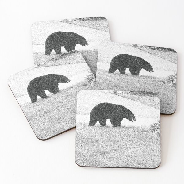 Item preview, Black Bear In the snow designed and sold by PopPucks.
