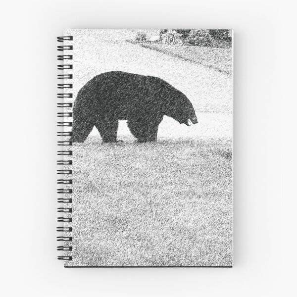 Item preview, Black Bear In the snow designed and sold by PopPucks.