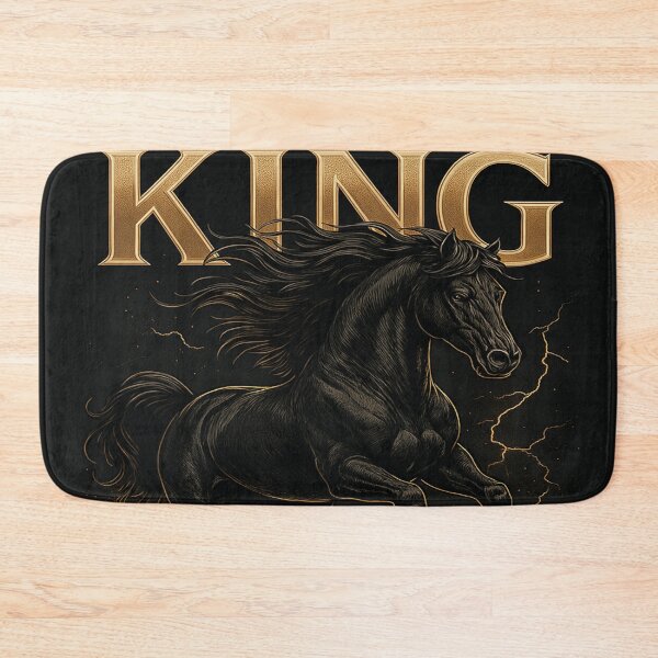 Item preview, KING Majestic Horse Premium T-Shirt Design designed and sold by El Hassan El omari.