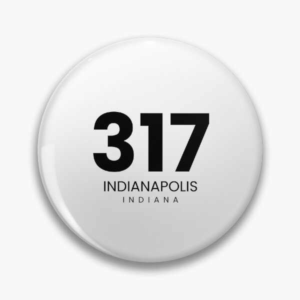 Item preview, 317 Indianapolis Indiana Minimalist Area Code designed and sold by Paper Drip.