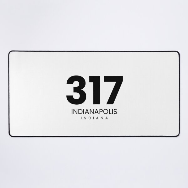 Item preview, 317 Indianapolis Indiana Minimalist Area Code designed and sold by Paper Drip.