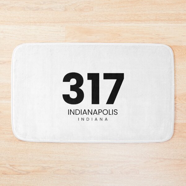 Item preview, 317 Indianapolis Indiana Minimalist Area Code designed and sold by Paper Drip.