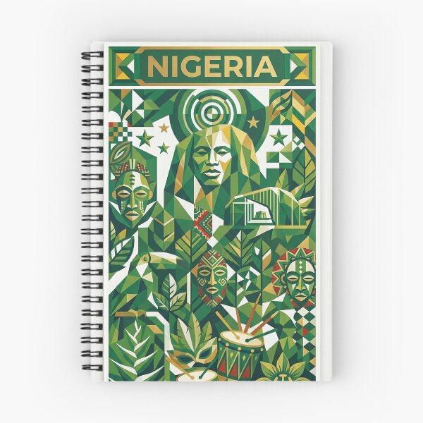 Item preview, Nigeria Cubist Art Poster – Zuma Rock African Wall Art – ZK PRO designed and sold by zalakopro.