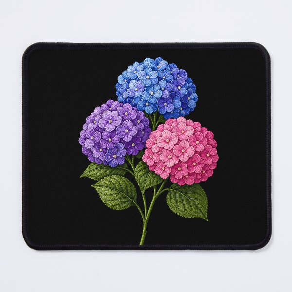 Item preview, Hydrangea Stem Embroidery designed and sold by ColorSplash123.