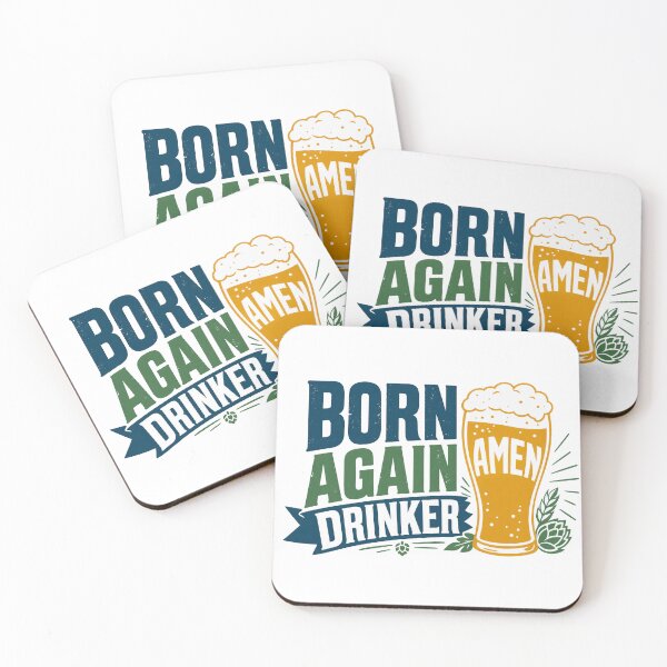 Item preview, Born Again Drinker designed and sold by CornershopTee.