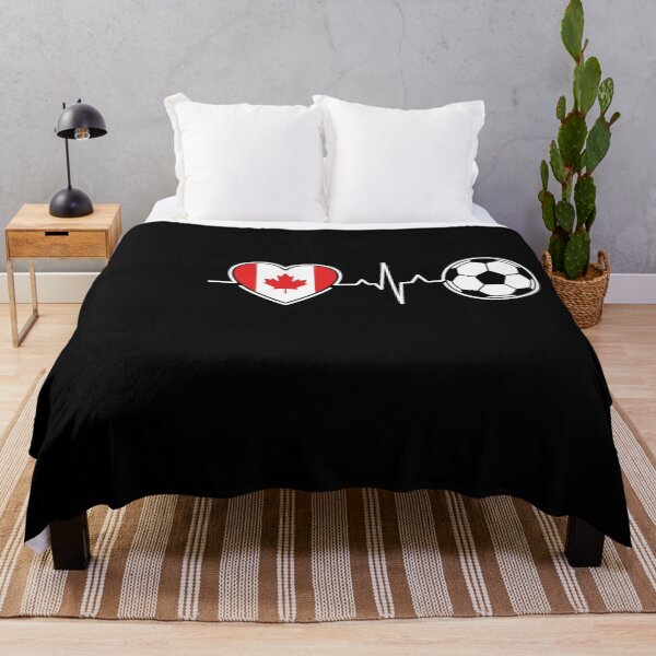Item preview, Canada Soccer Heartbeat Canadian Flag Football Fan designed and sold by longngusuc.