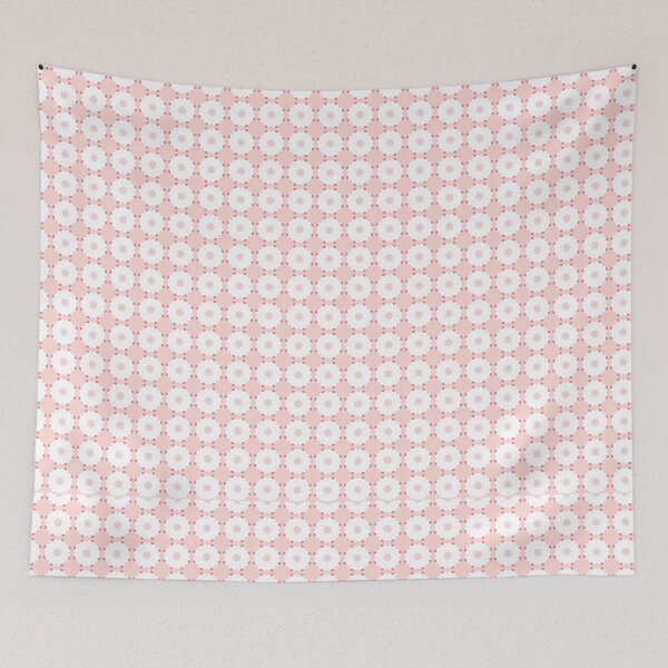 Item preview, Pink Geometric Floral Seamless Pattern designed and sold by Zaya_art.