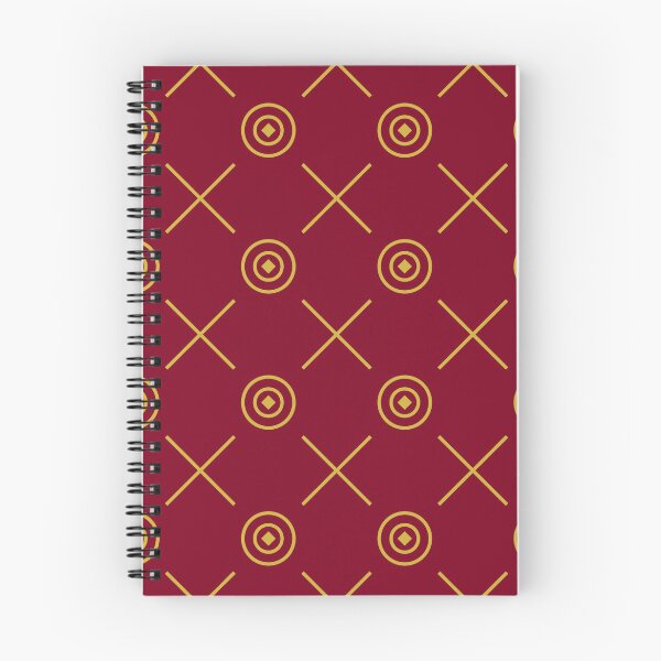 Item preview, Diseño geométrico de lujo sin costuras con círculos y cruces en color dorado sobre fondo rojo intenso. designed and sold by Longsilp.