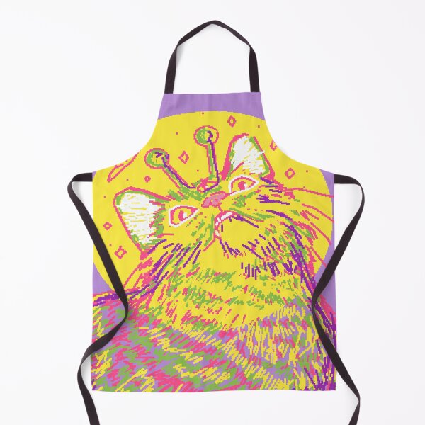 Item preview, Alien Cat Pixel Art designed and sold by LilSeashell.