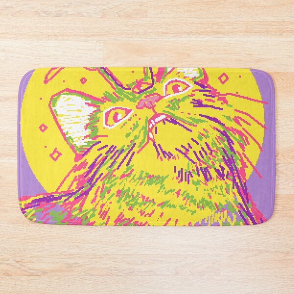 Item preview, Alien Cat Pixel Art designed and sold by LilSeashell.
