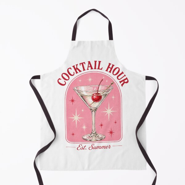 Item preview, Cocktail Hour Retro Martini Glass Aesthetic Graphic designed and sold by Backsay.