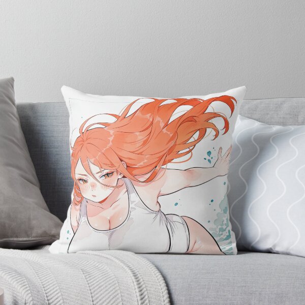 Item preview, Cute chubby anime girl Summer vibe designed and sold by The Deep Studio.