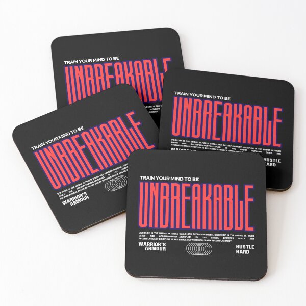 Item preview, Train Your Mind to be Unbreakable designed and sold by WarriorsArmour.