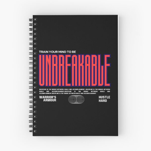Item preview, Train Your Mind to be Unbreakable designed and sold by WarriorsArmour.