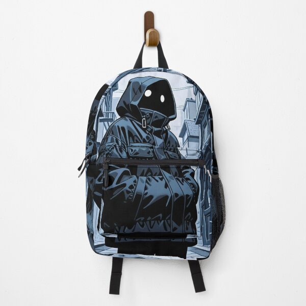 Item preview, Fashion - Man in Black Puffer Jacket Hood Up Streetwear Anime Variant 2 designed and sold by AnimeShin.