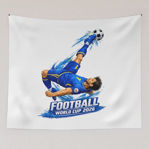 Item preview, 2026 World Cup: Dynamic Footballer Illustration designed and sold by CHRIST5000.