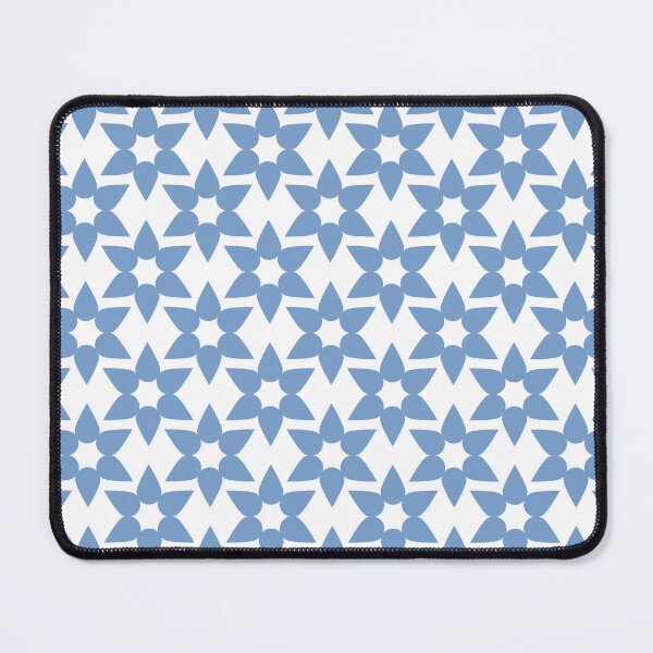 Item preview, Dark pastel blue & white flowers designed and sold by Mint + Midnight.